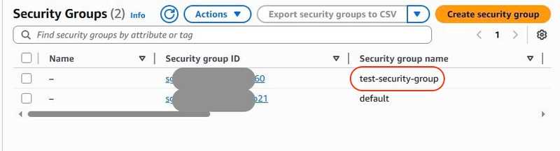 security group