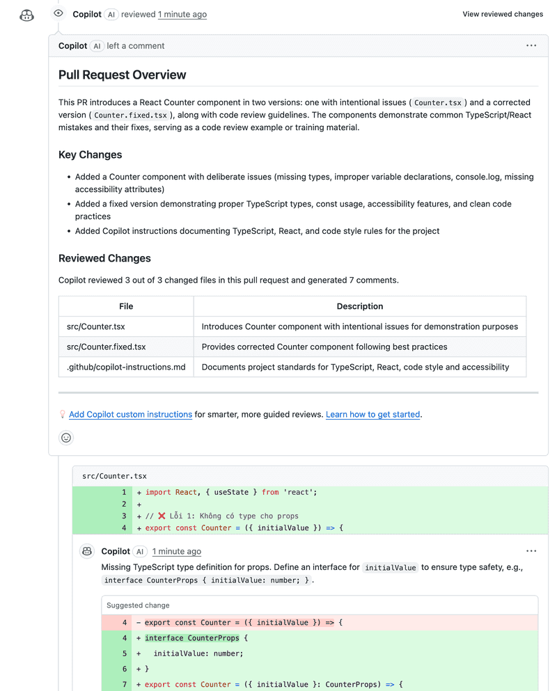 Copilot review comment